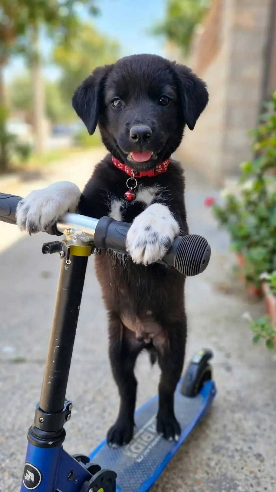 Talkie AI - Chat with puppy on a scooter