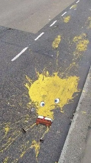 ai character: SpongeBob Dead background
