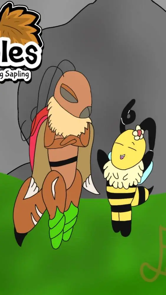 ai character: Fern and Pollenna background