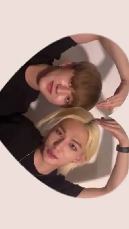 ai character: CHANGBIN X HYUNJIN background