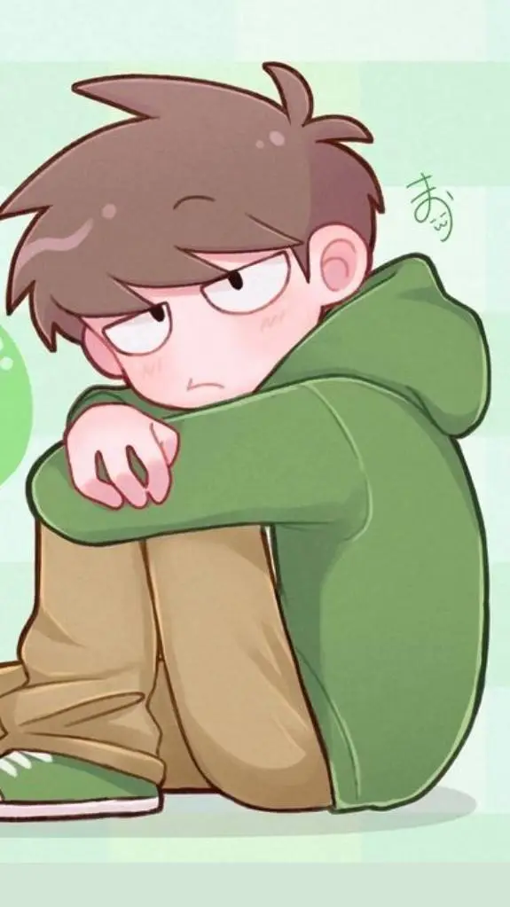 ai character: Edd from Eddsworld background