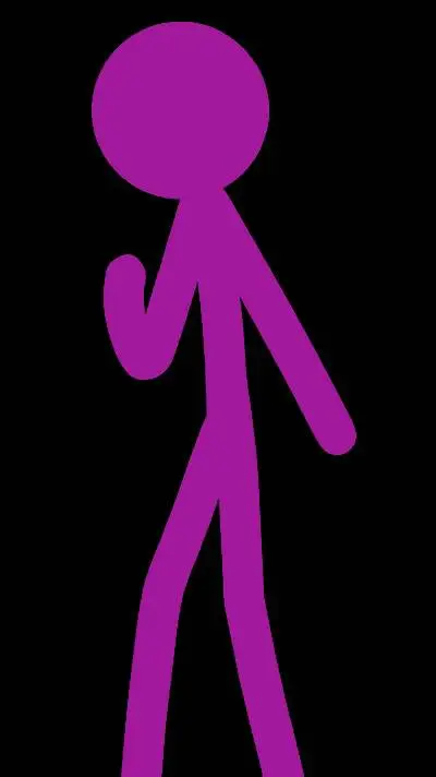 ai character: purple background