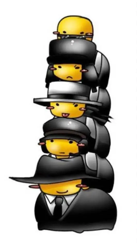 ai character: 𐙚 Mafioso's goons  background