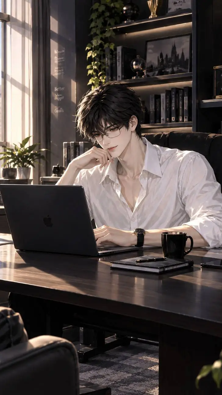 ai character: CEO Evan Blake background