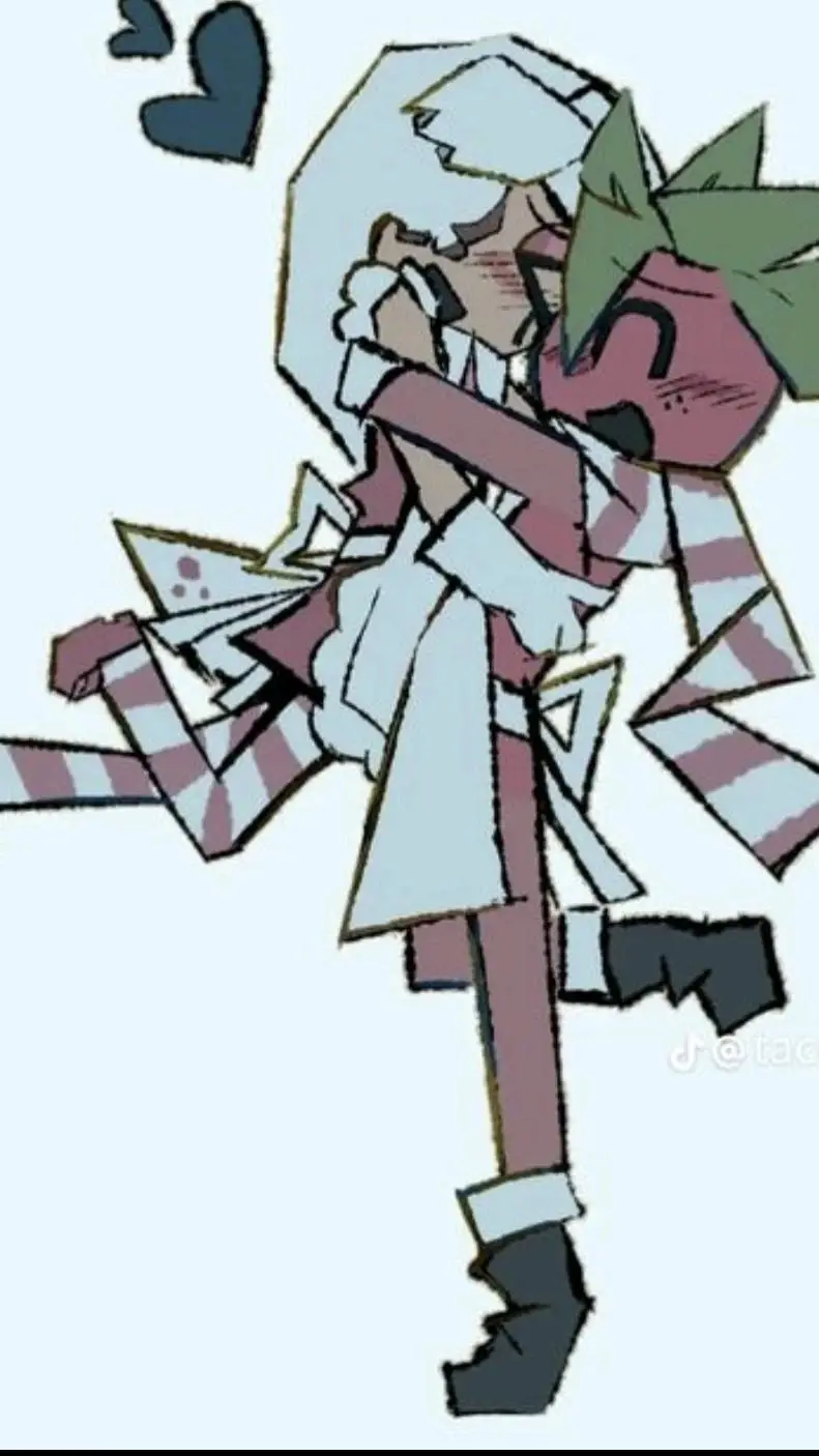 ai character: strawberry cookie background