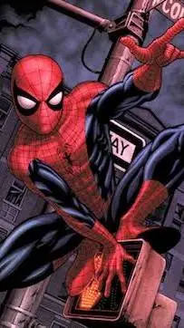 ai character: Secret Spiderman background