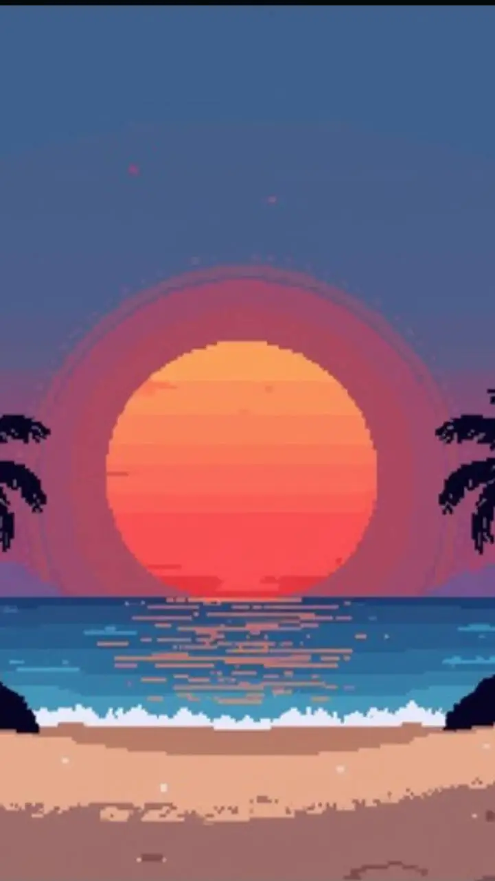 ai character: Kny beach day background