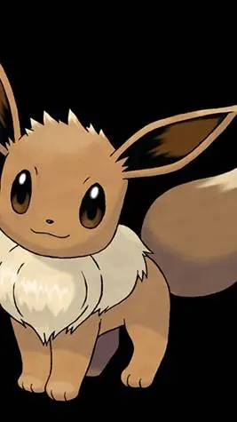 ai character: eevee timida  background