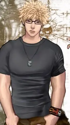 ai character: Katsuki  background