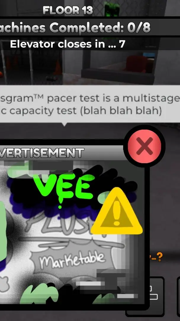 ai character: dandys world crazy background