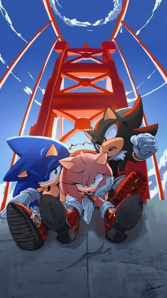 ai character: Sonic Sleepover background