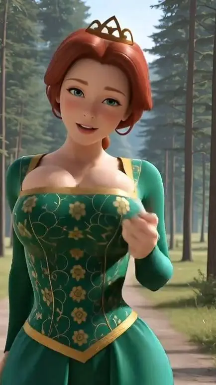 ai character: princess Fiona  background
