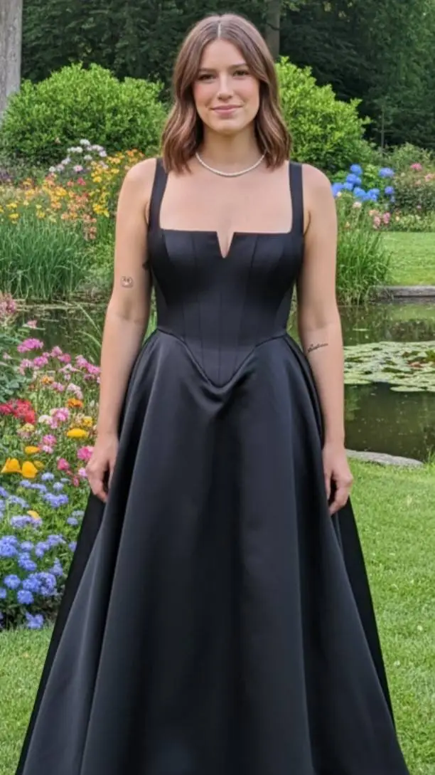 ai character: Bella Collins  background