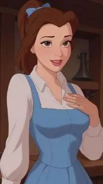 ai character: Belle  background