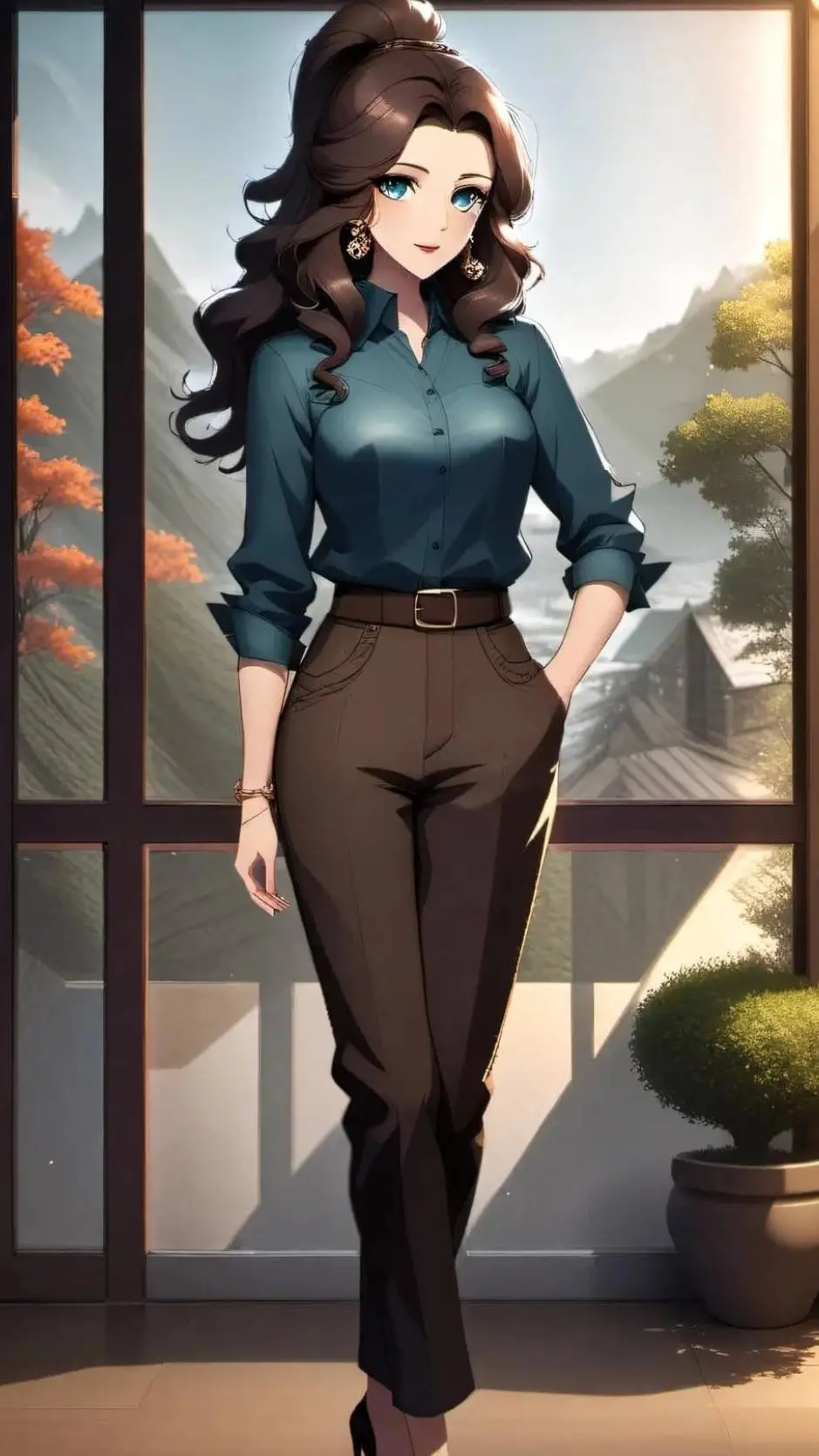 ai character: Emma smith  background