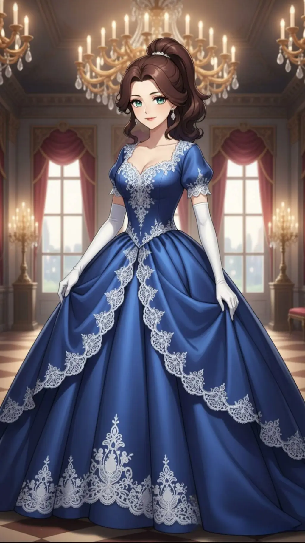 ai character: princess Jullia  background