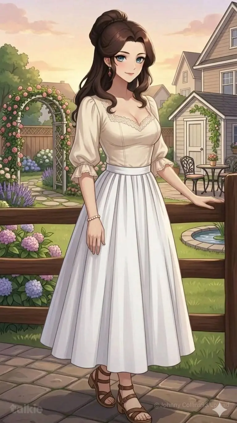 ai character: Julia benson  background