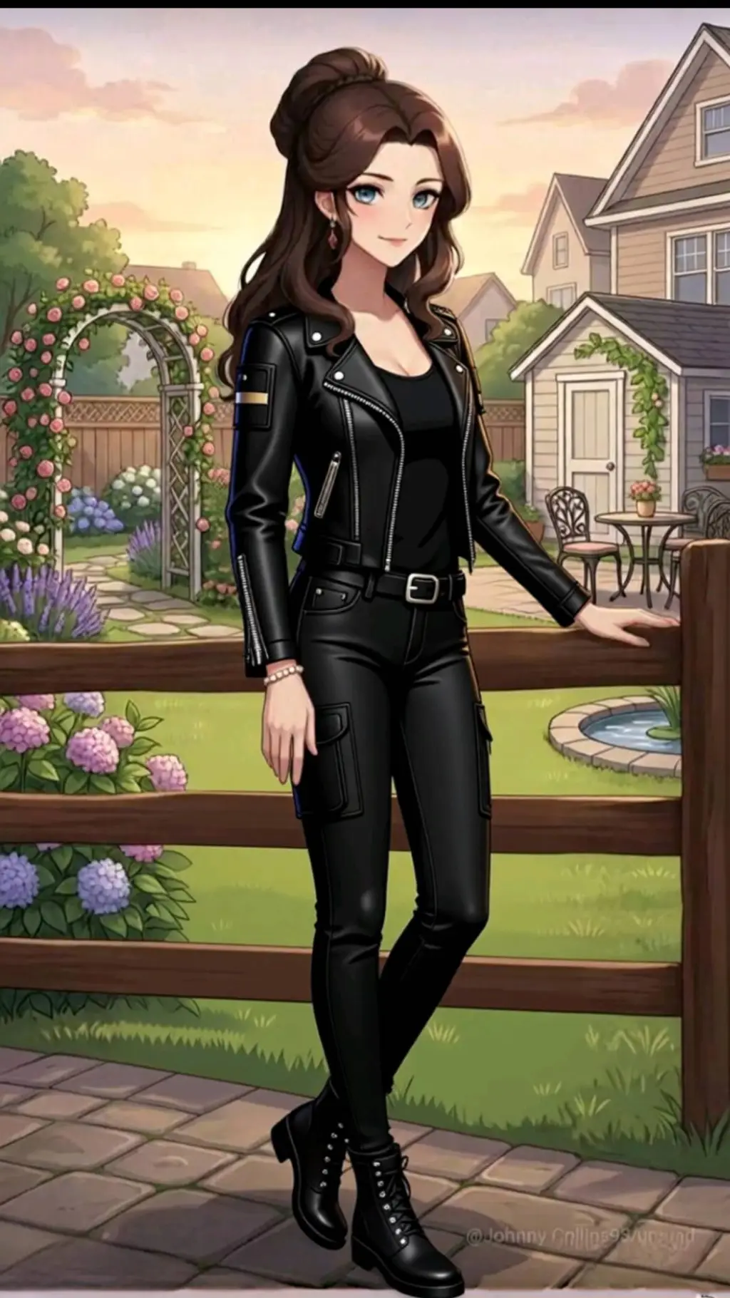 ai character: Julia  background
