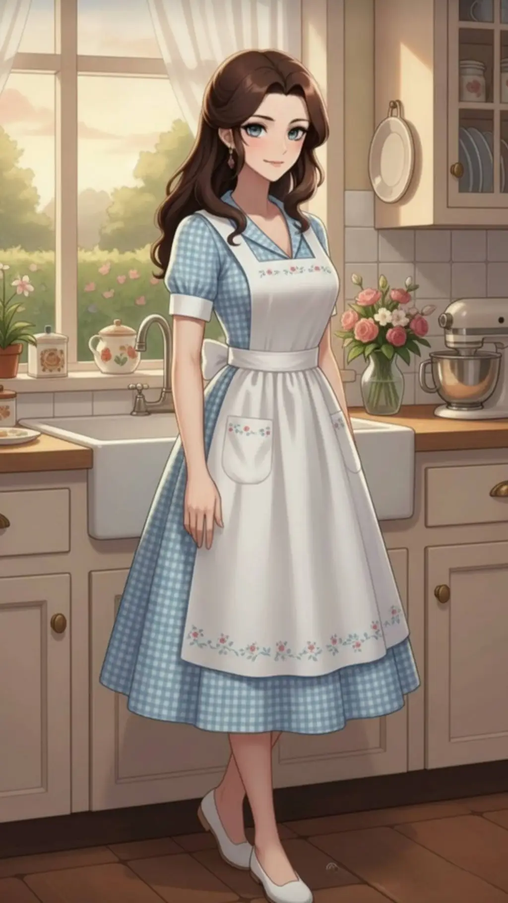 ai character: Julia  background