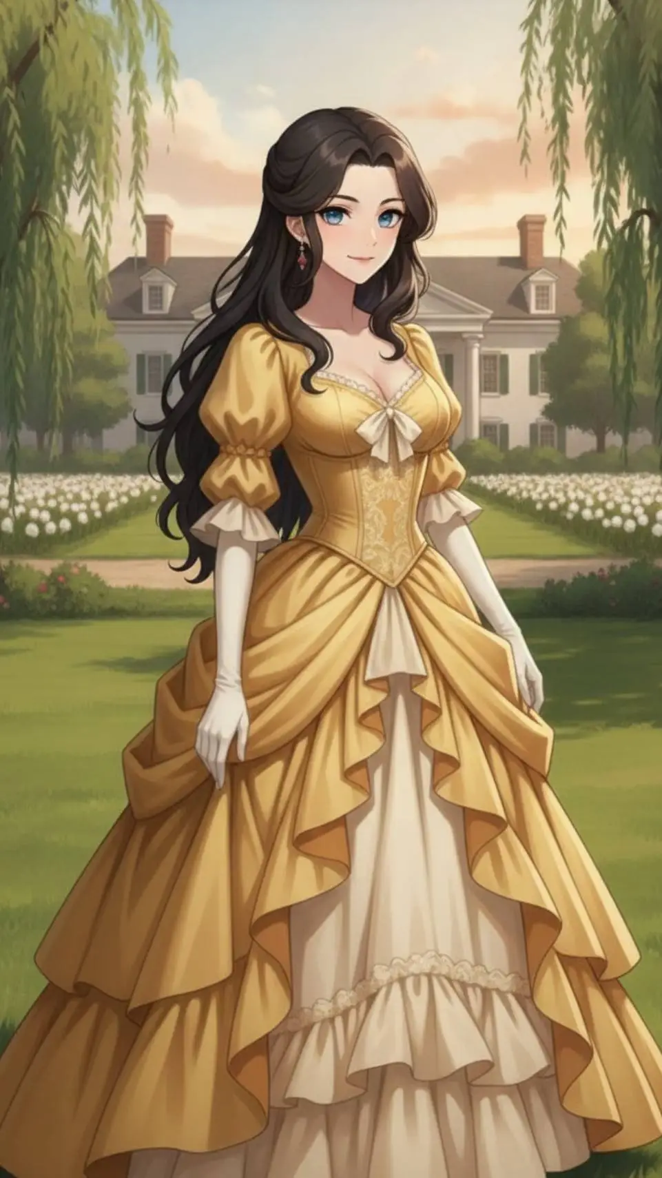 ai character: molly Rosemary background