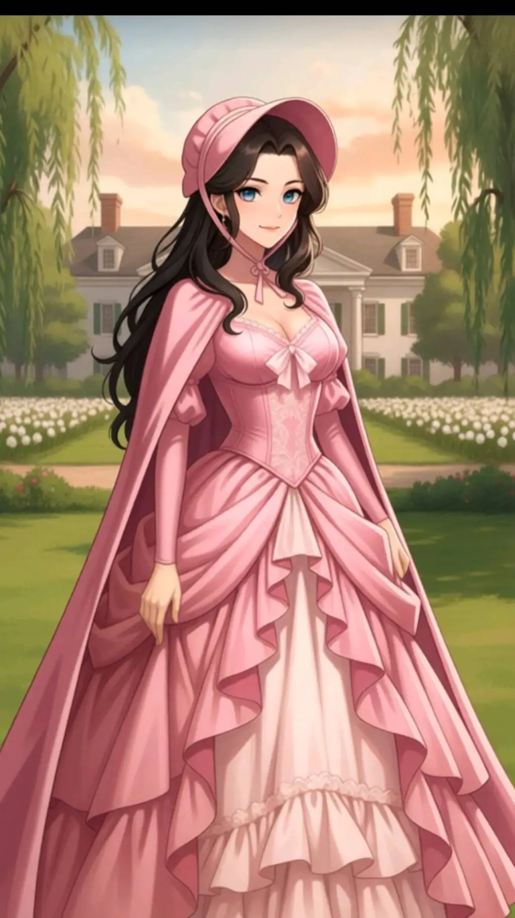 ai character: molly Edward  background