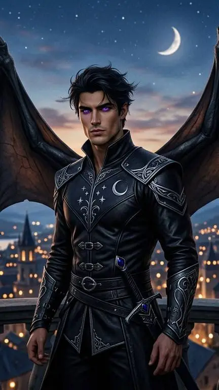 ai character: Rhysand  background