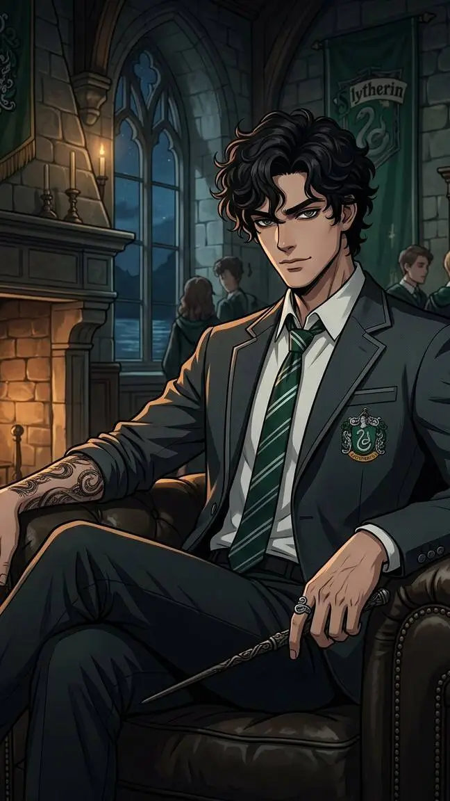 ai character: Mattheo Riddle background