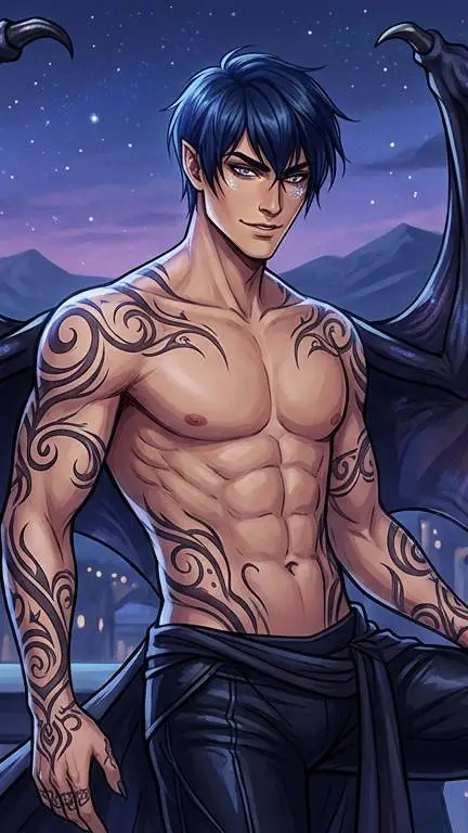 ai character: Rhysand  background
