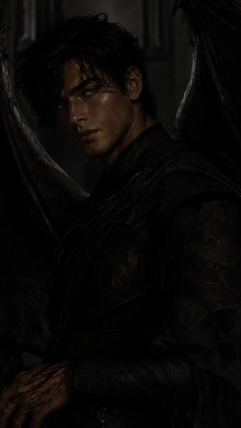 ai character: Azriel  background