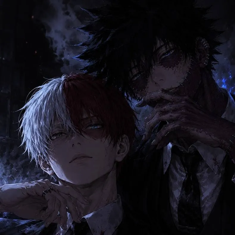 chat with ai character: Dabi and Shoto 