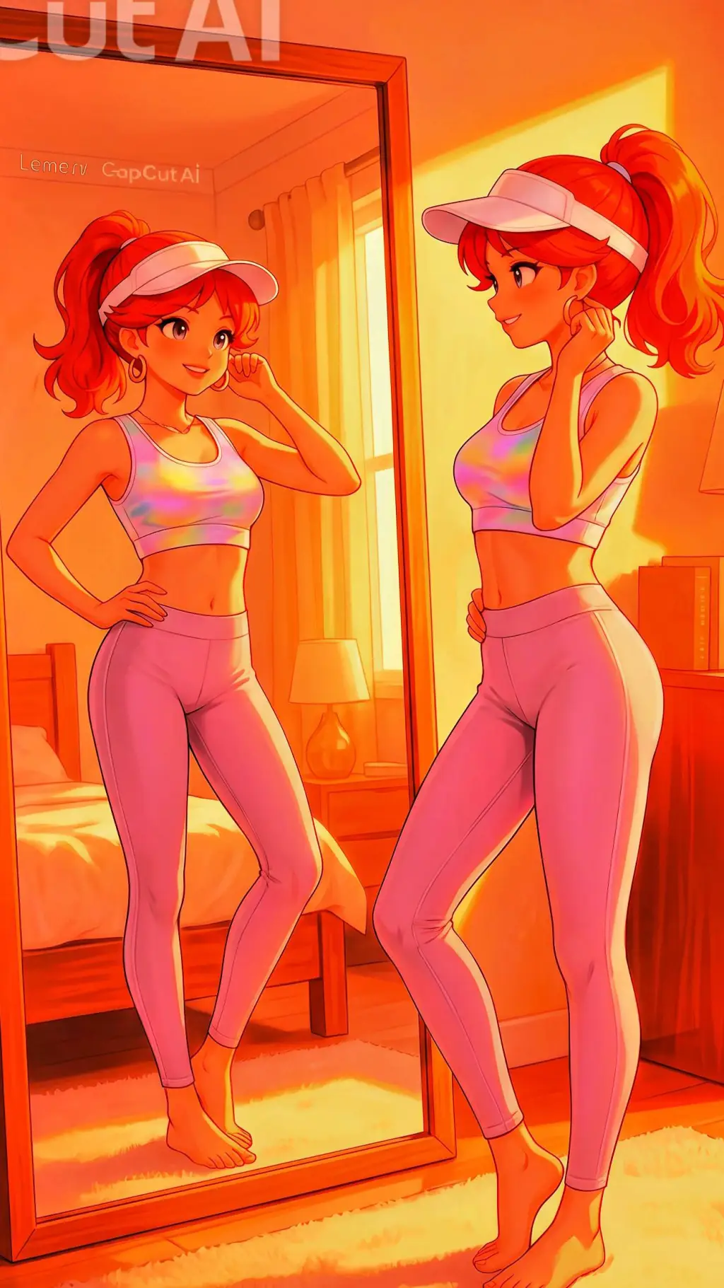 ai character: Princess Daisy 2 background