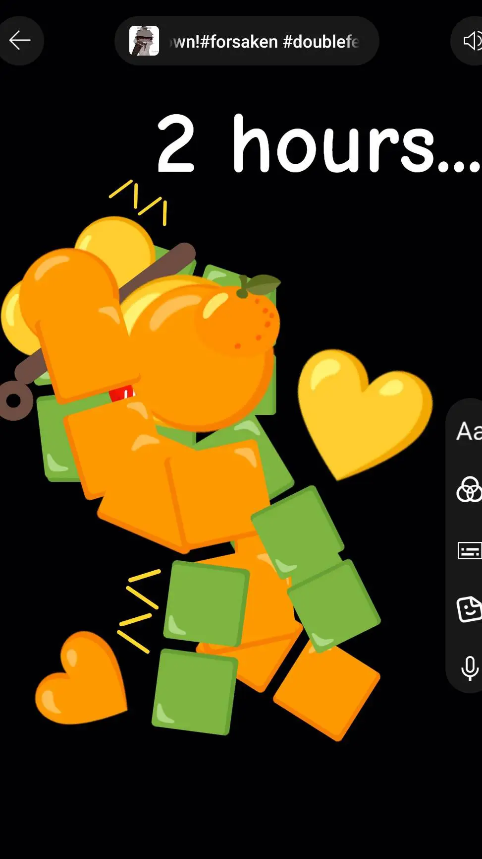 ai character: Orange X Yuri*ocs* background