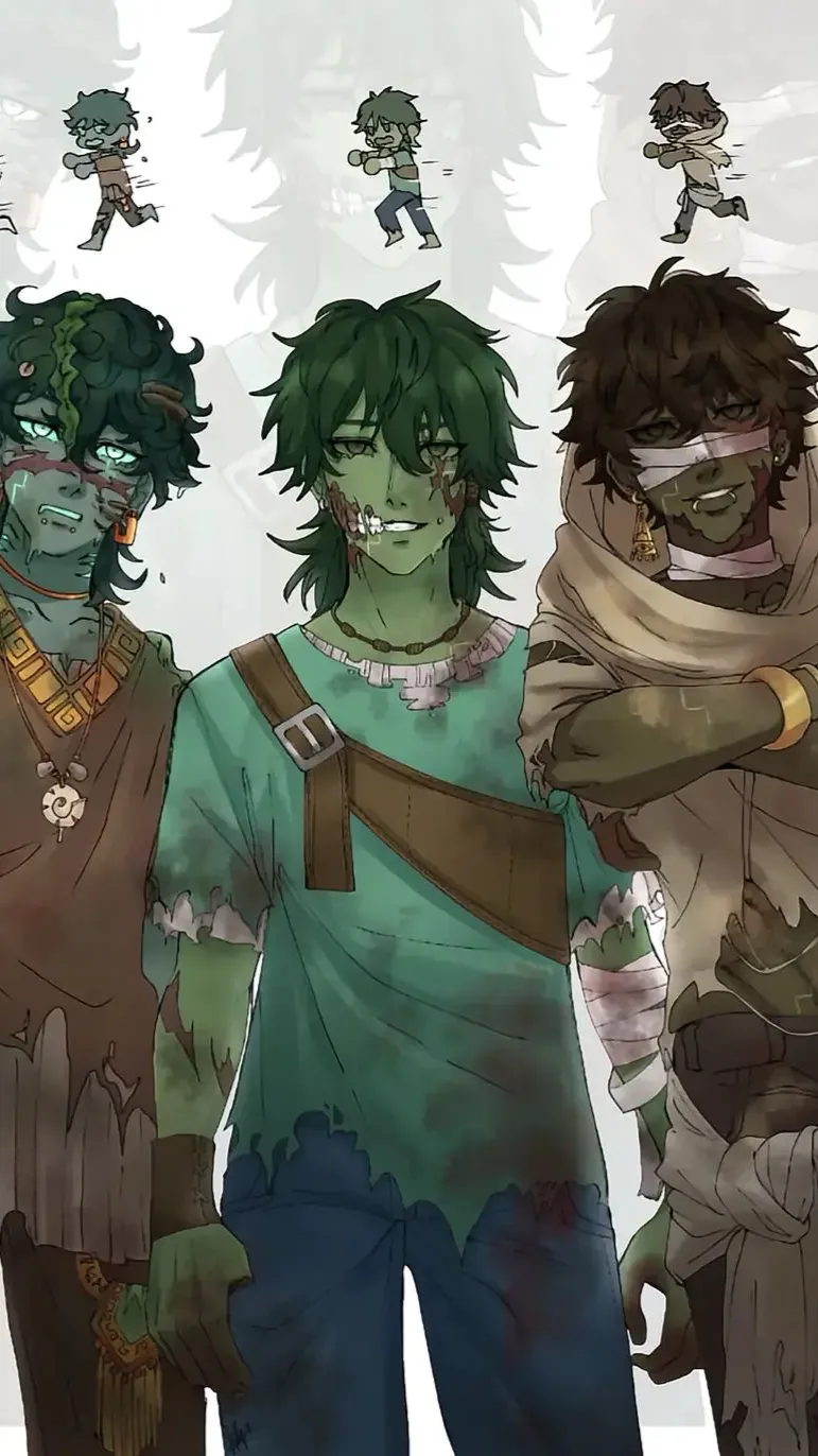 ai character: Zombie trio background