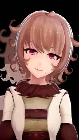 ai character: mystery girl background
