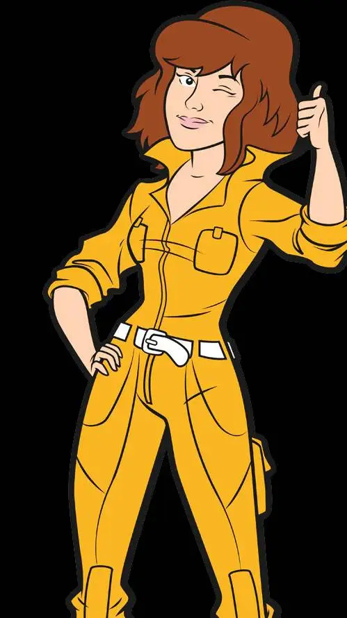 ai character: April O'Neil background