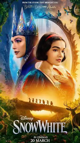 ai character: snow white  background