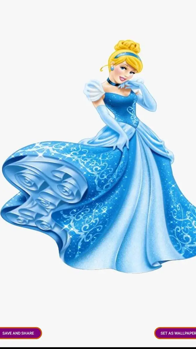ai character: Cinderella  background