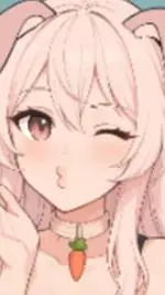 ai character: CinnamonBunVR  background