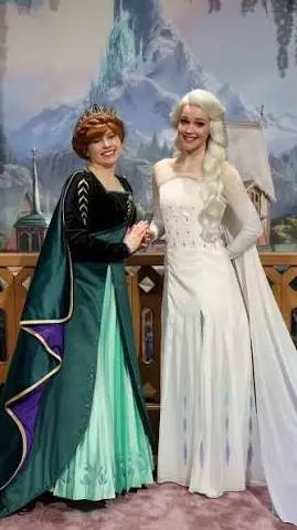 ai character: anna and elsa background