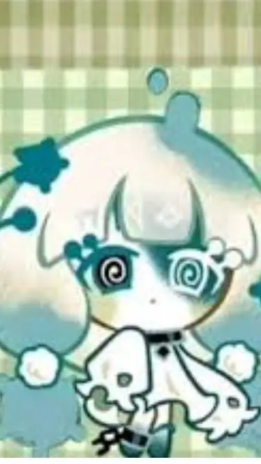 ai character: pompom dough cooki background