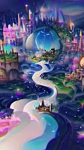 ai character: fantasy Island background