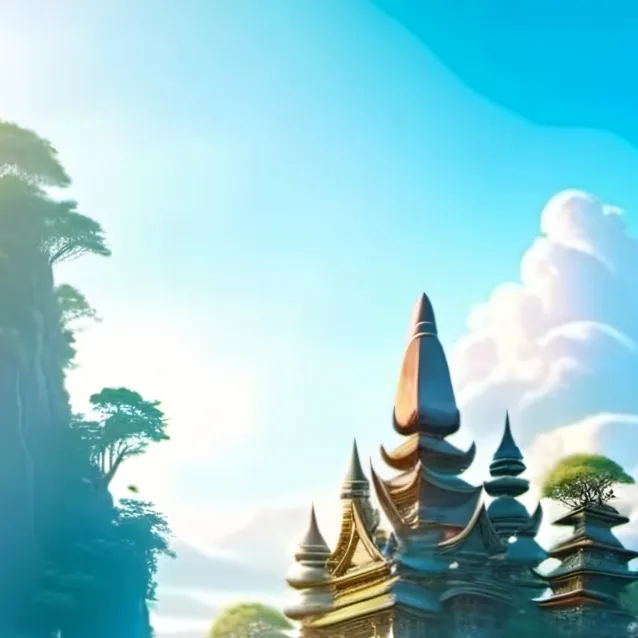 chat with ai character: floating land