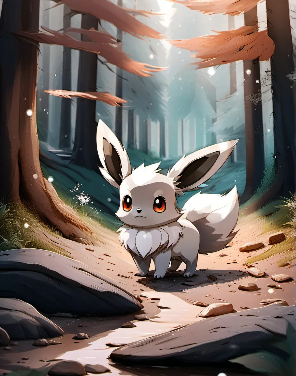 chat with ai character: Shiny Eevee 