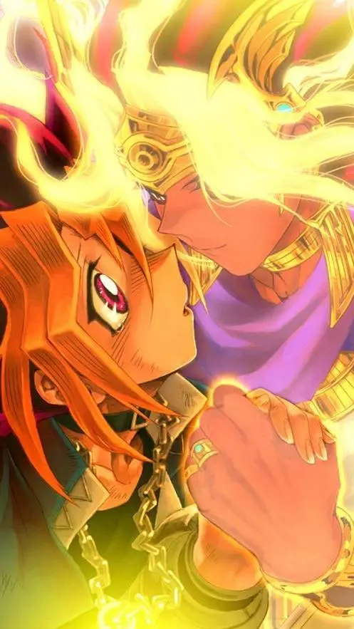 ai character: Yugi x Atem  background
