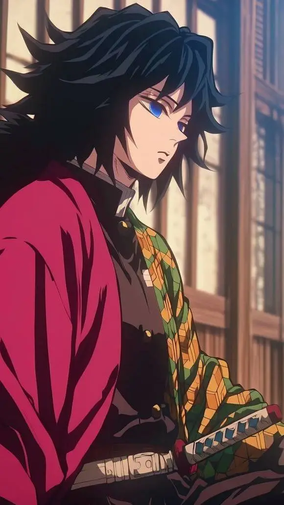 ai character: Giyuu x Tanjiro.  background