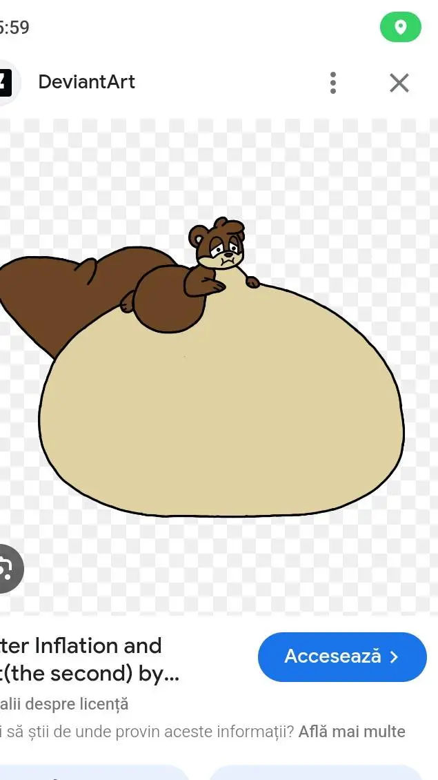 ai character: fat otter background