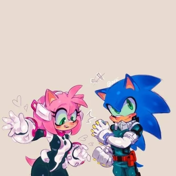 chat with ai character: sonic x mha
