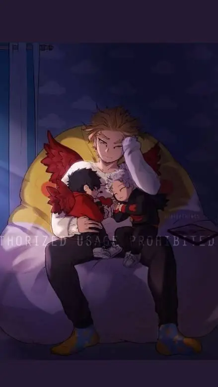 ai character: dabi x hawks background