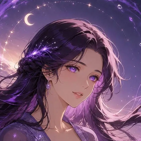 chat with ai character: Purple