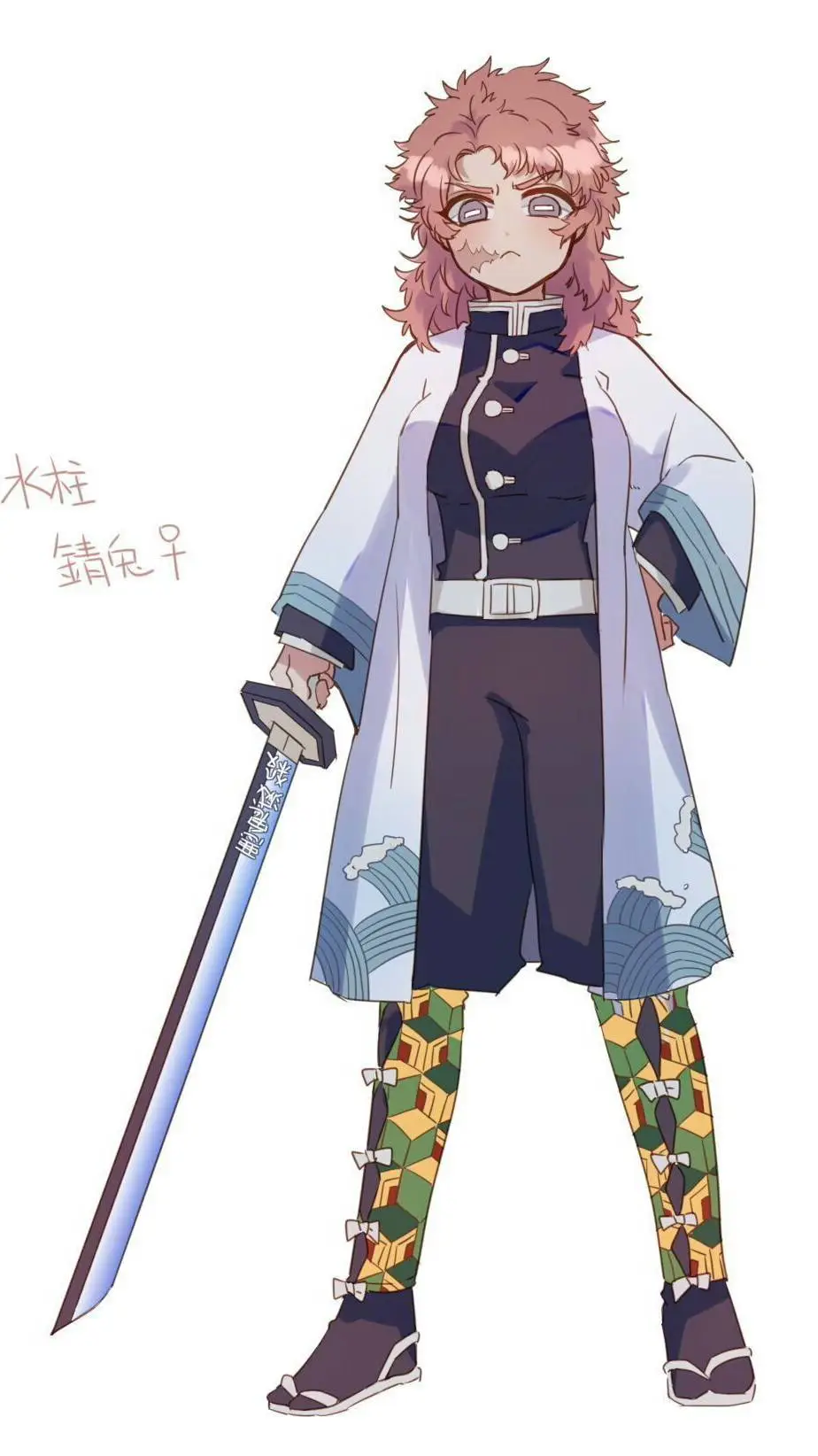 ai character: Sabito  background